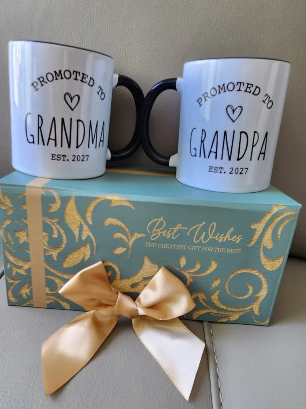 New: Pregnancy Announcement Mug Set 